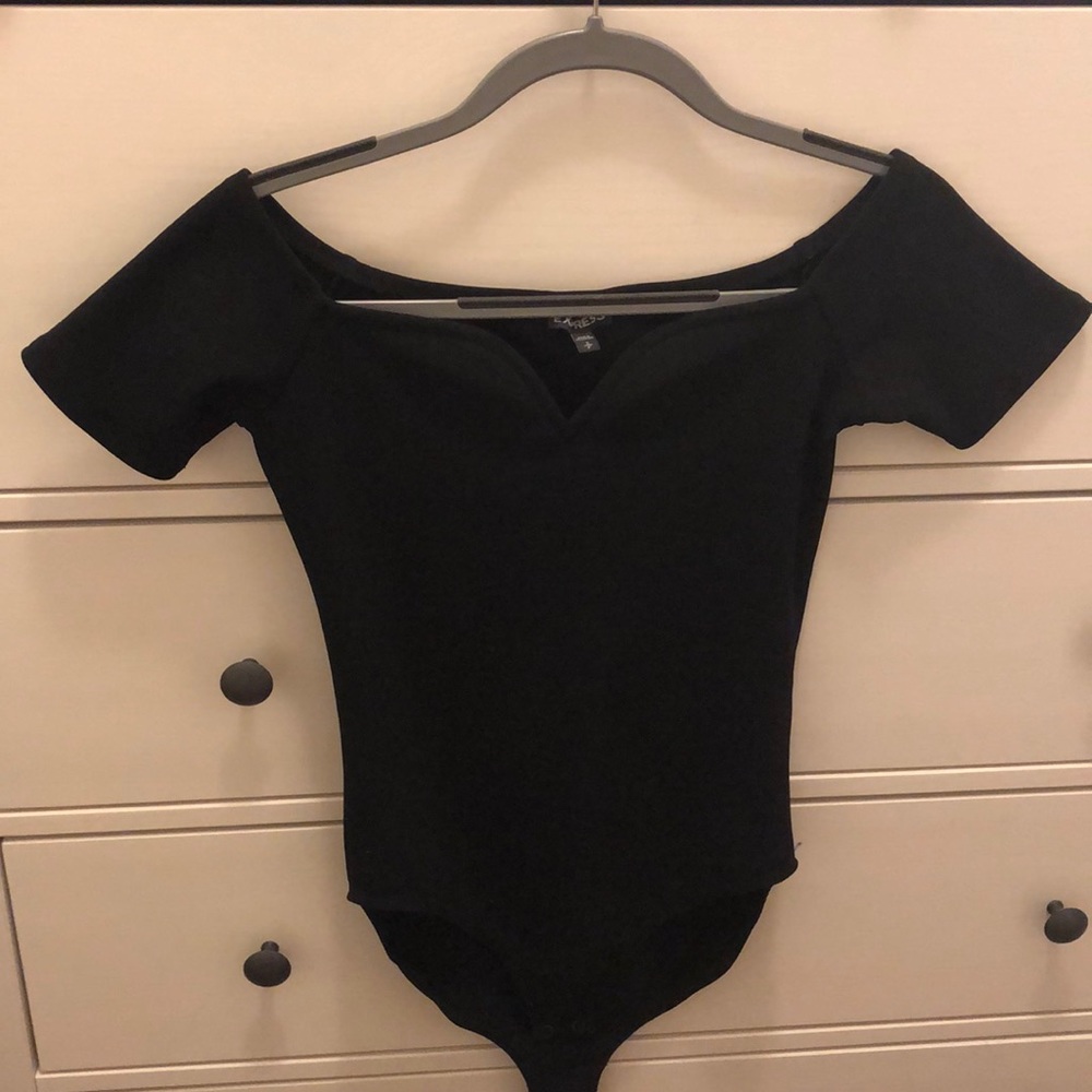 Off the shoulder body suit